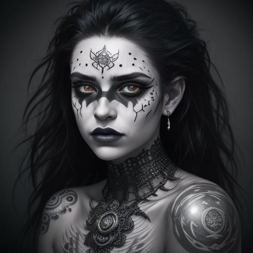 Goth Tatts 14 Ai Generated Artwork Nightcafe Creator