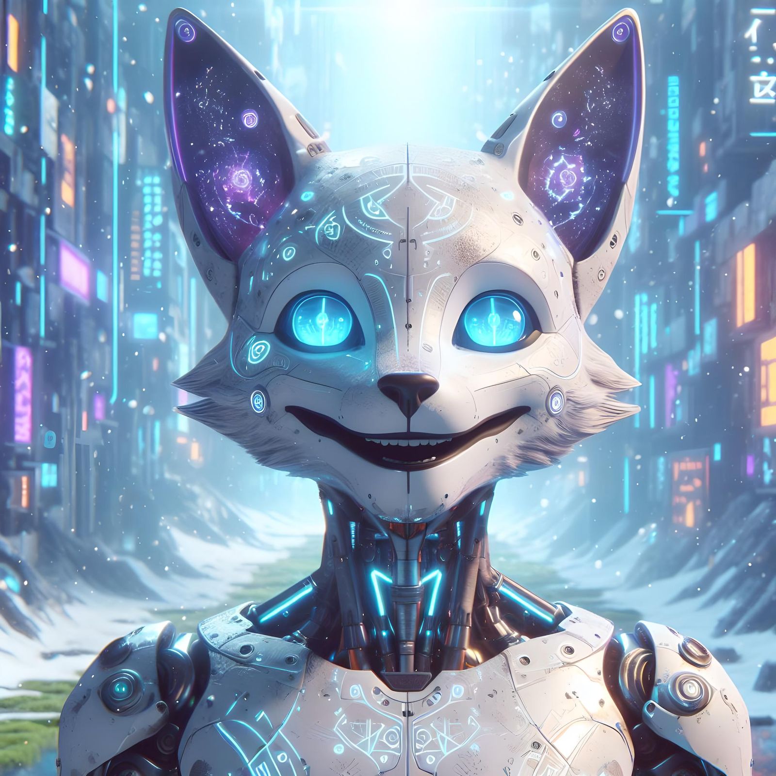 Mecha-Runic Fox