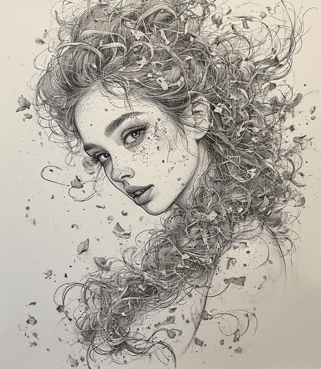 Pencil shavings and graphite