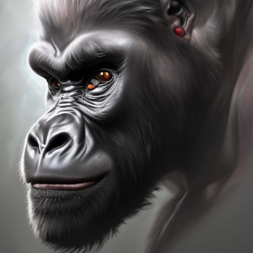 Demonic gorilla