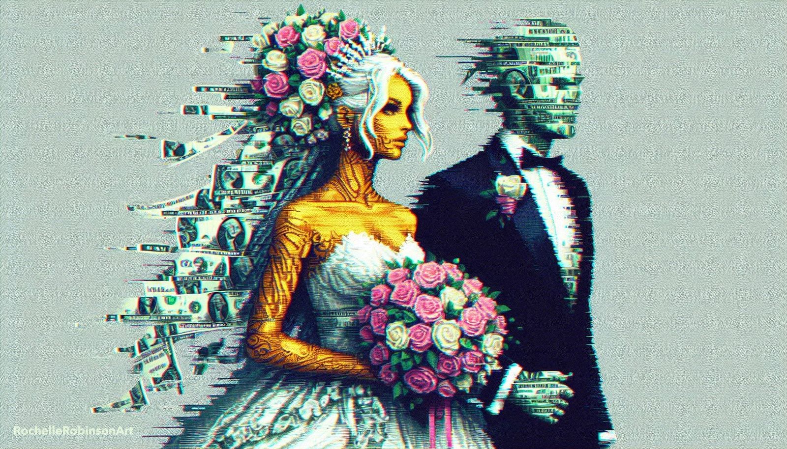 Gold Digger - Glitch Art