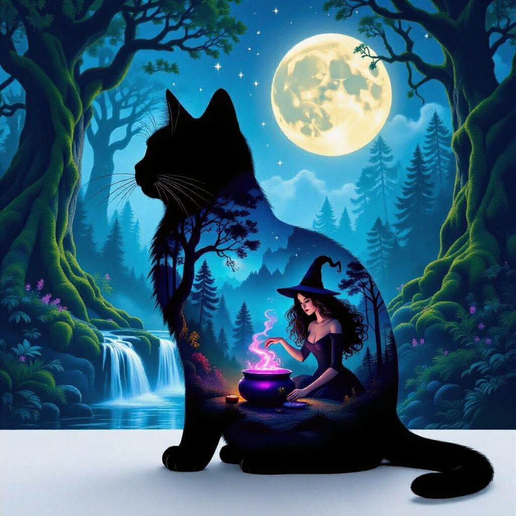 The witch's familiar  by @Tara