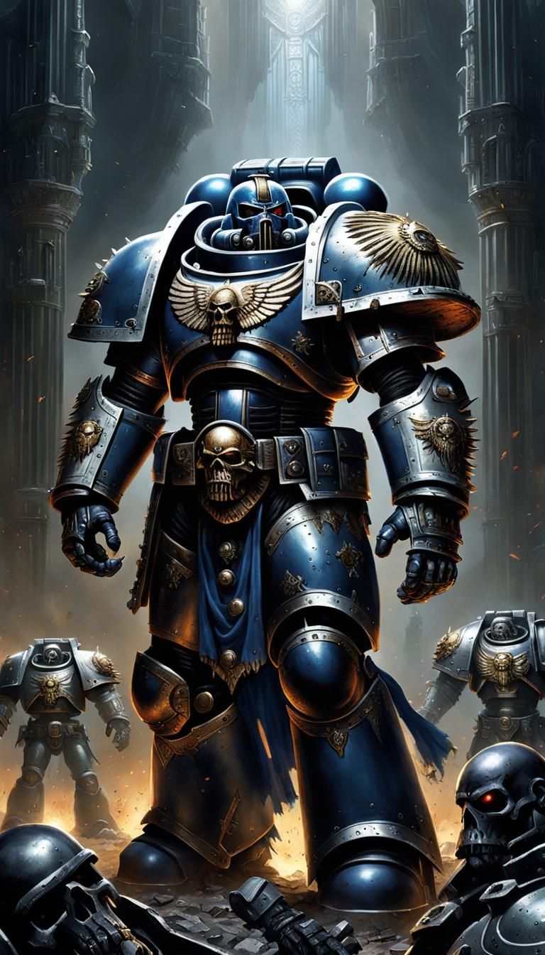 Space Marine - AI Generated Artwork - NightCafe Creator