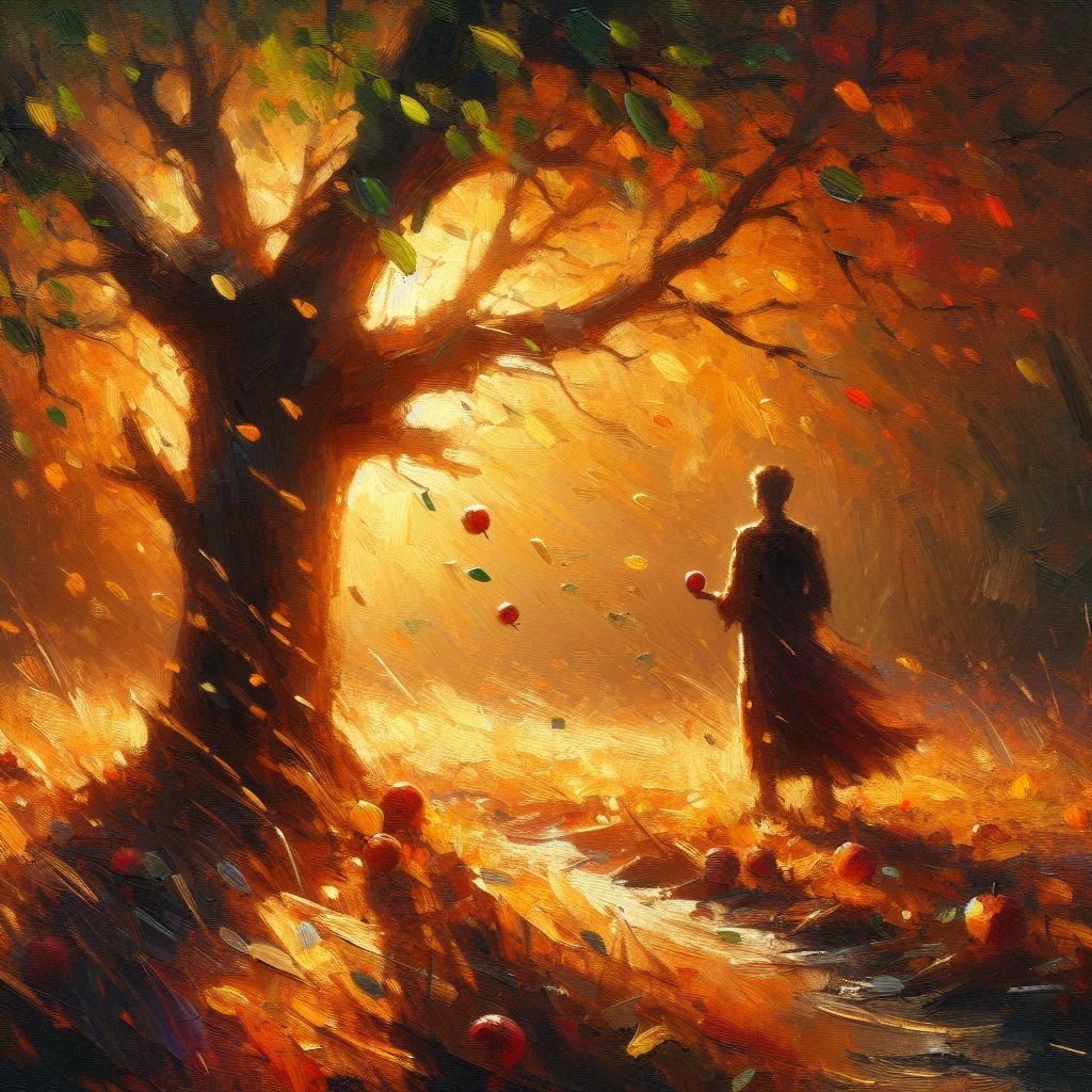 Et que j’aime ô saison que j’aime tes rumeurs Les fruits tom...