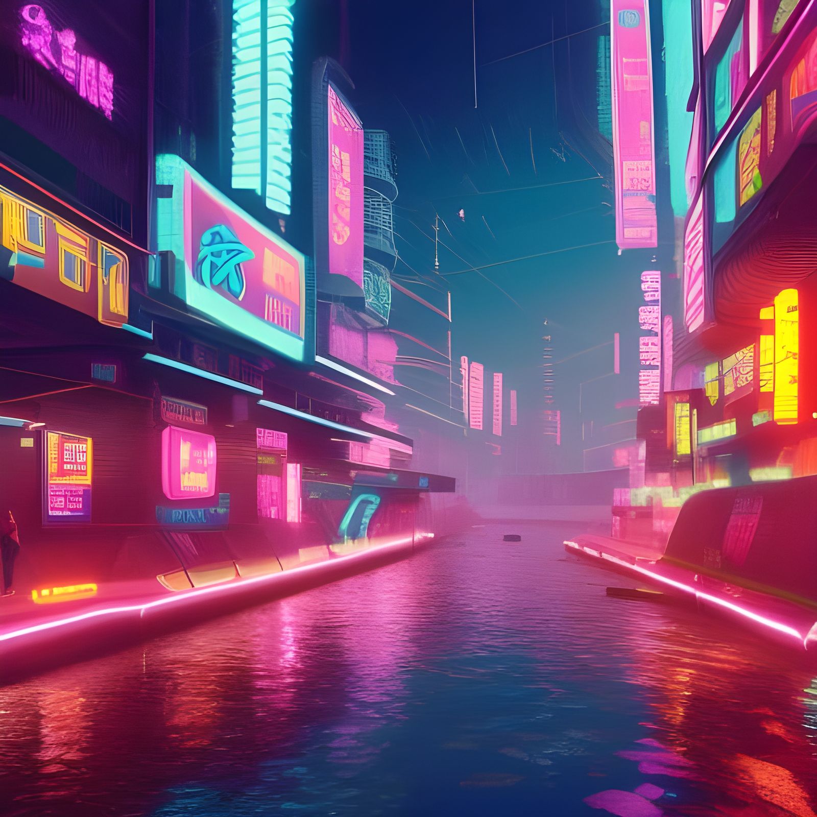 village-with-neon-lights-near-river-ai-generated-artwork-nightcafe