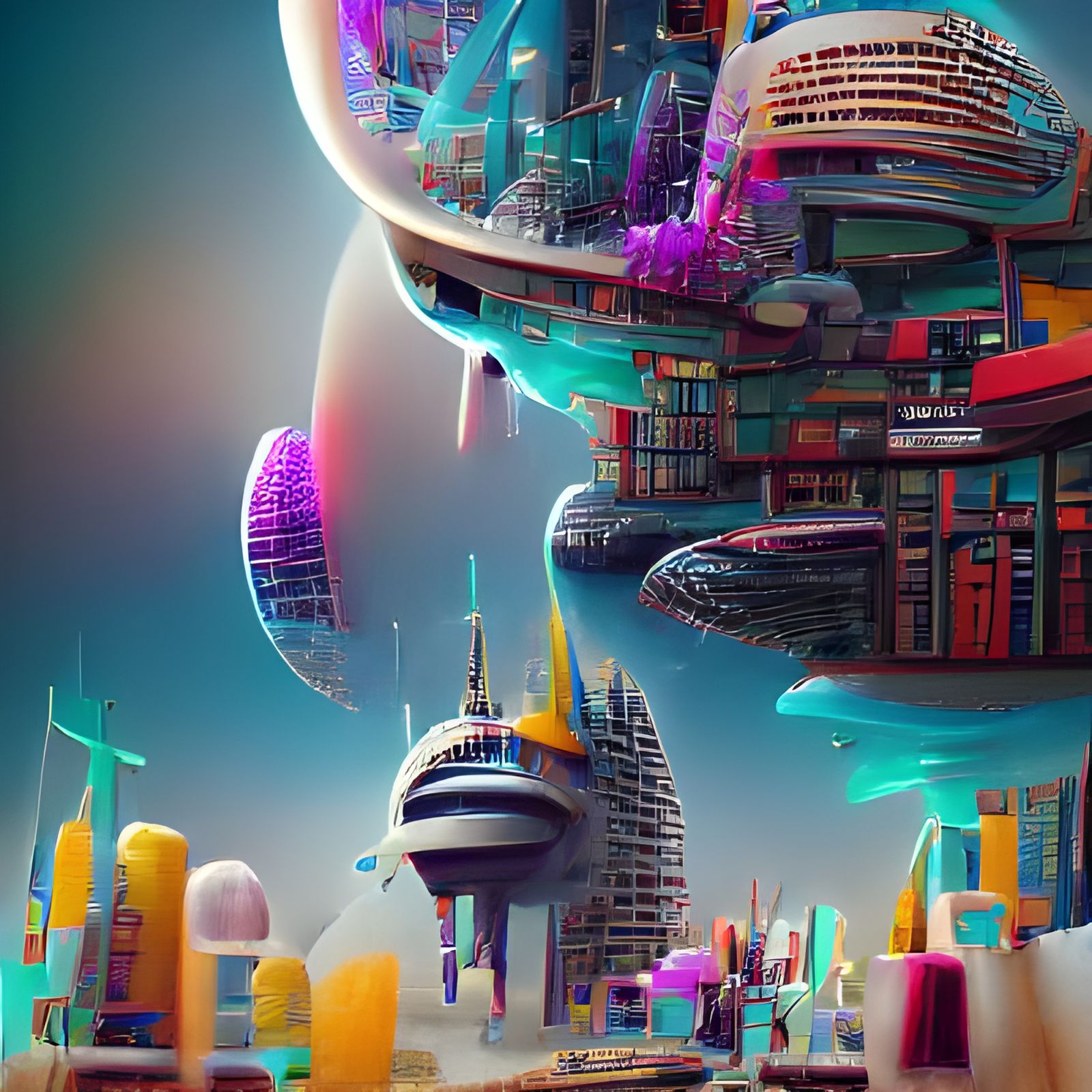 Sci-fi city