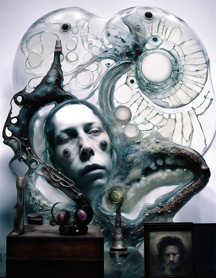 Abstract Fluid Circles: A Supernatural Vision