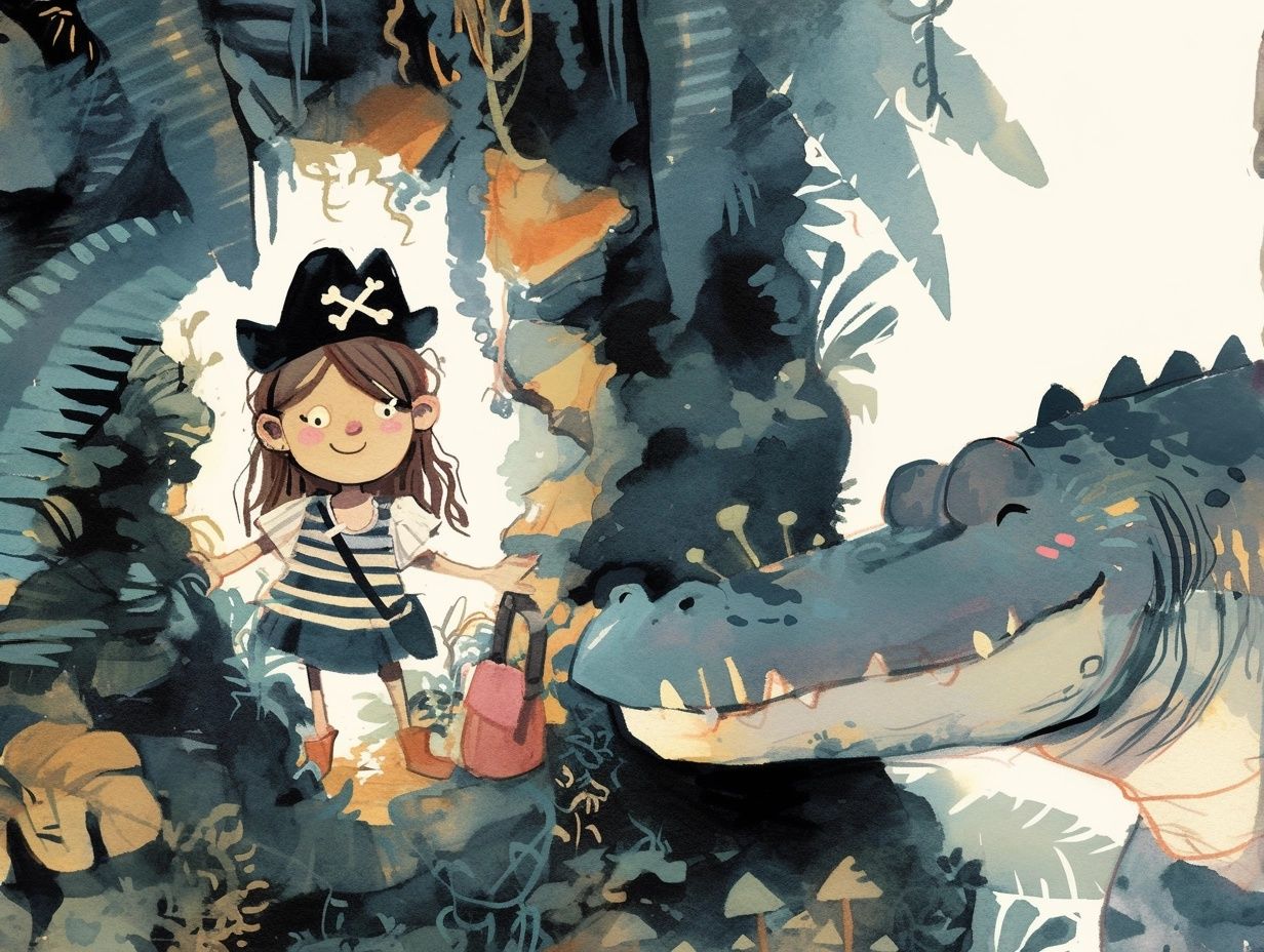 Concept children book characters...