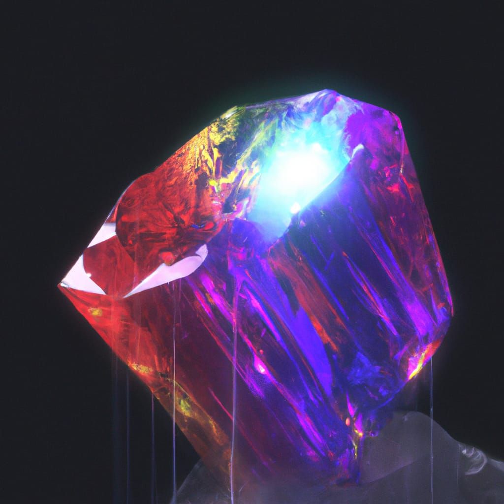 Prism Crystals AI Generated Artwork NightCafe Creator