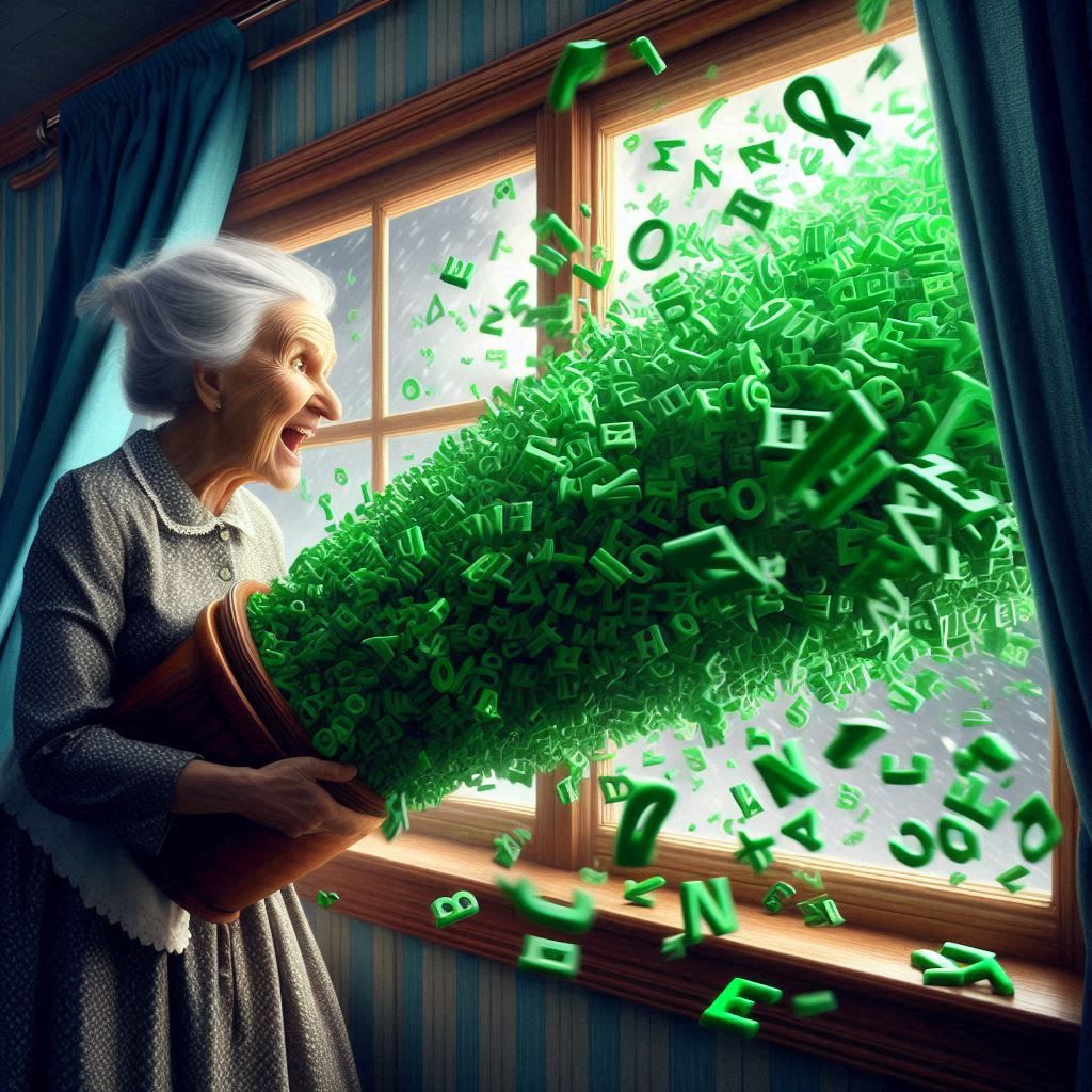 How the Matrix rain was made