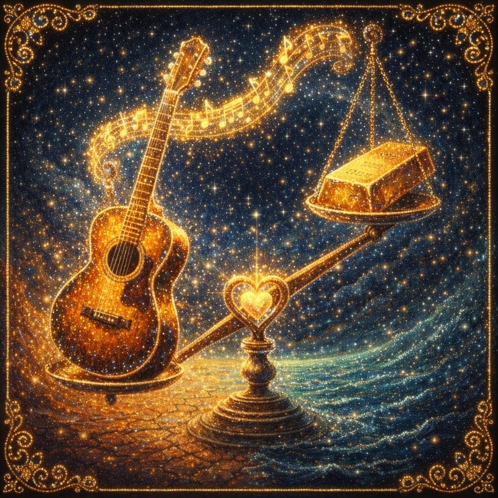 guitar/gold: the real weights