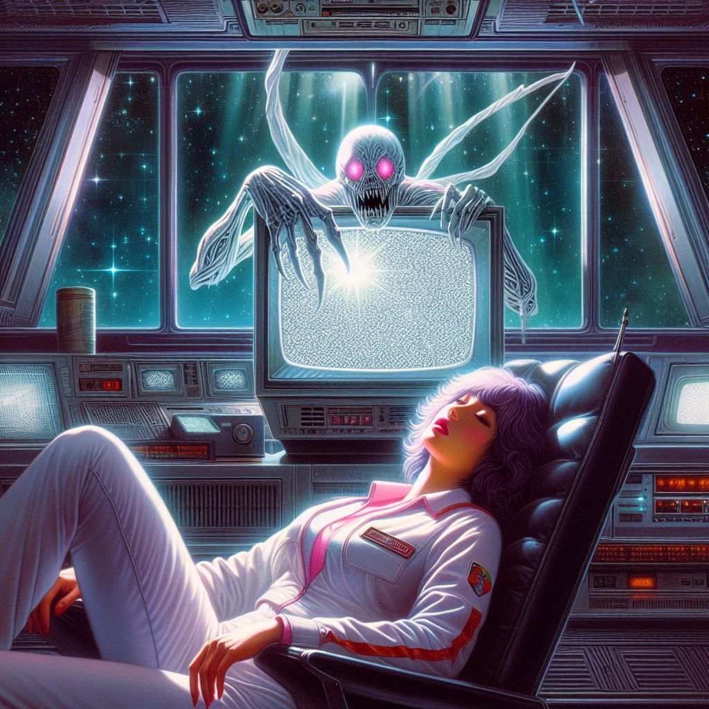 hajime sorayama retro 80s sci-fi futurism cyberpunk space wo...