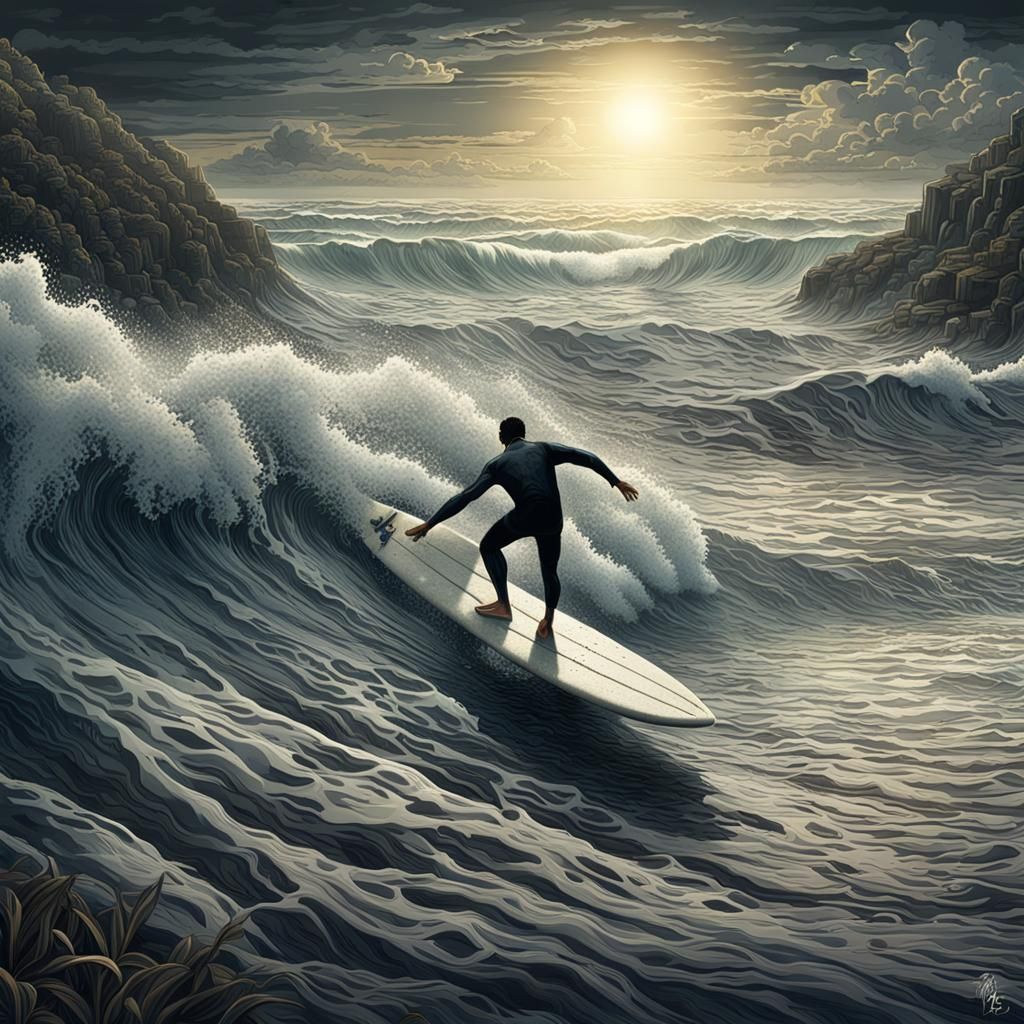 Morning surf