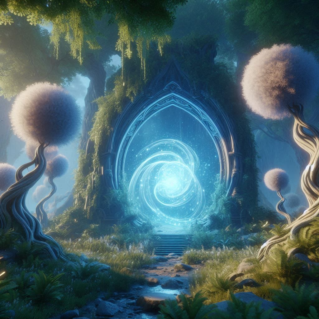 The door of a magic world