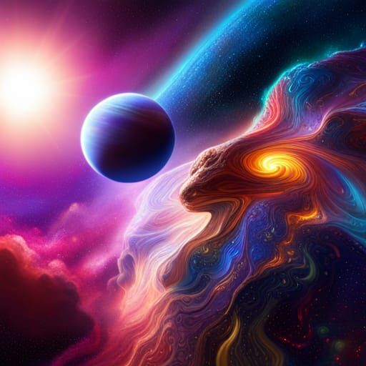 Alien world  by @Arisiin