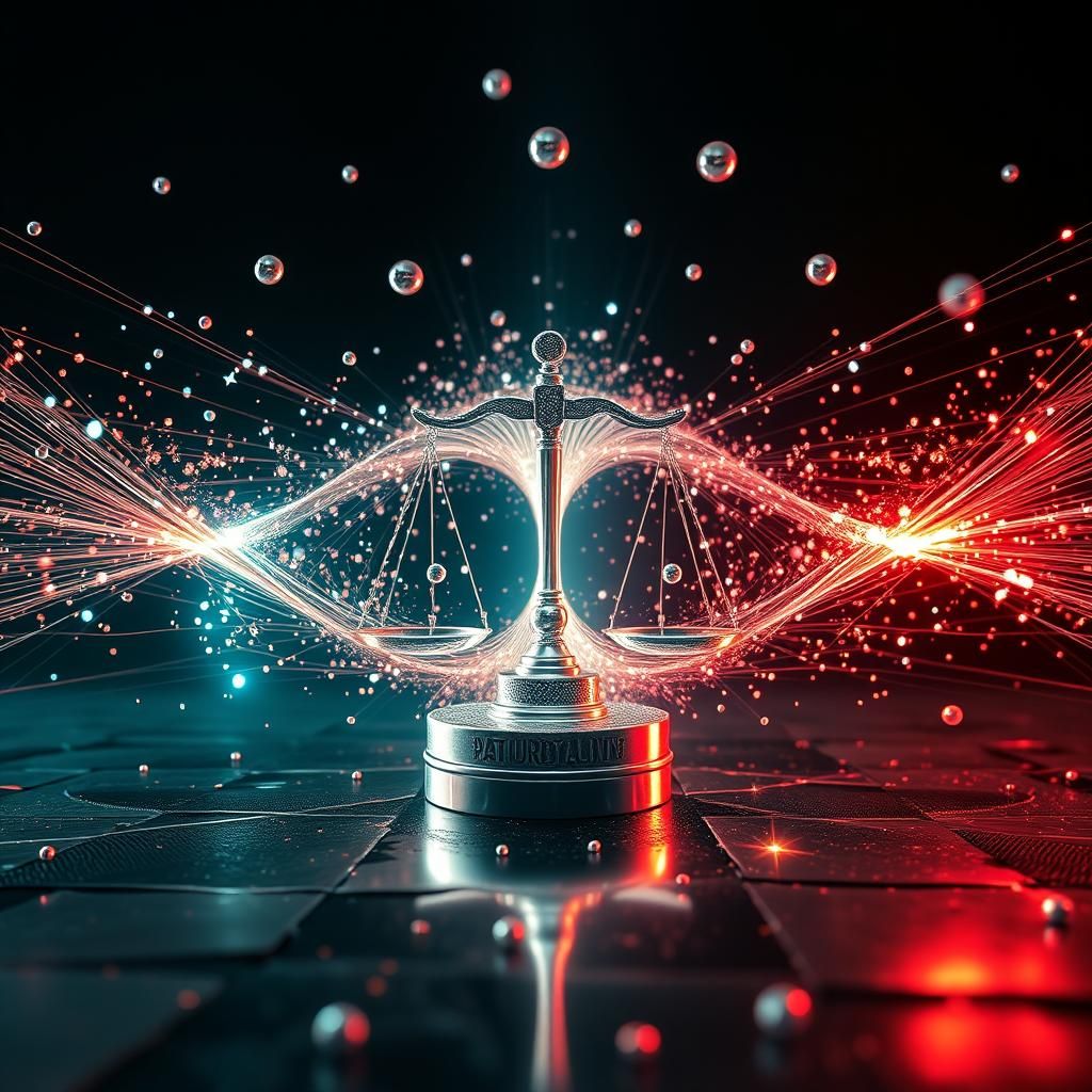 Quantum PARTICLES Equilibrium OF JUSTICE  by @Triangulus