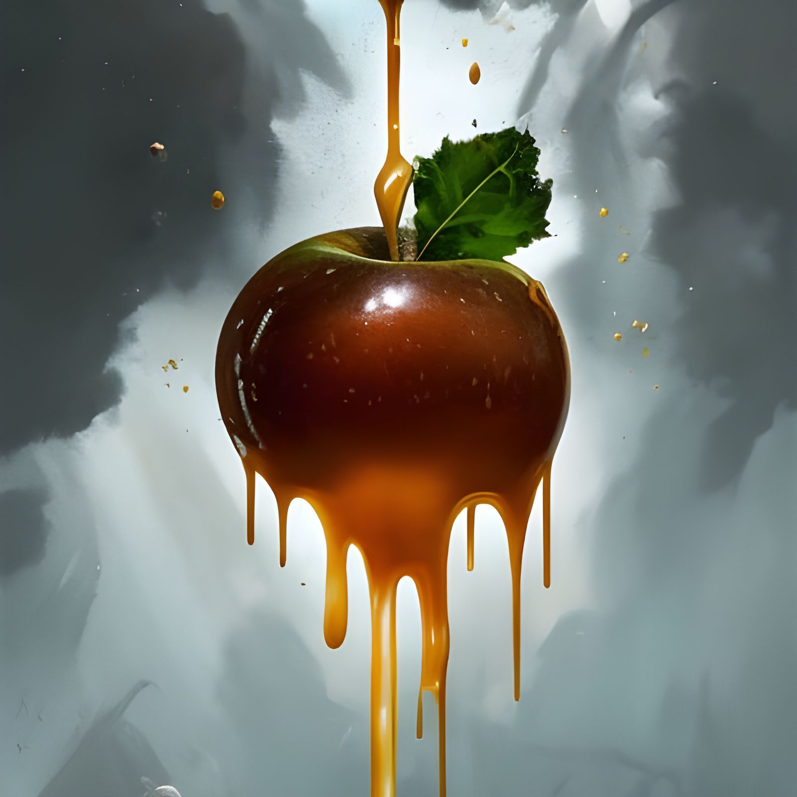 Dripping Caramel Apple  by @AccioAsh