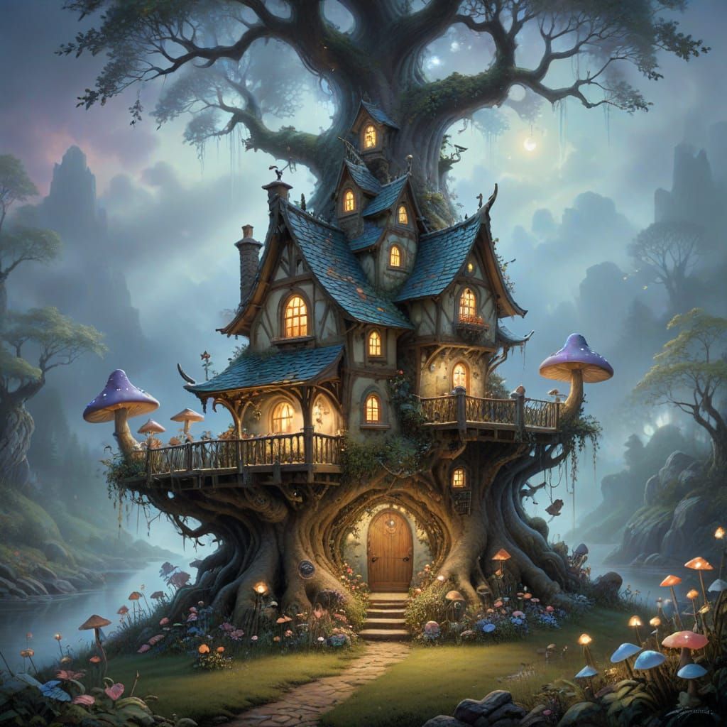 fairy house  by @Kitsun3 th3 foxi3