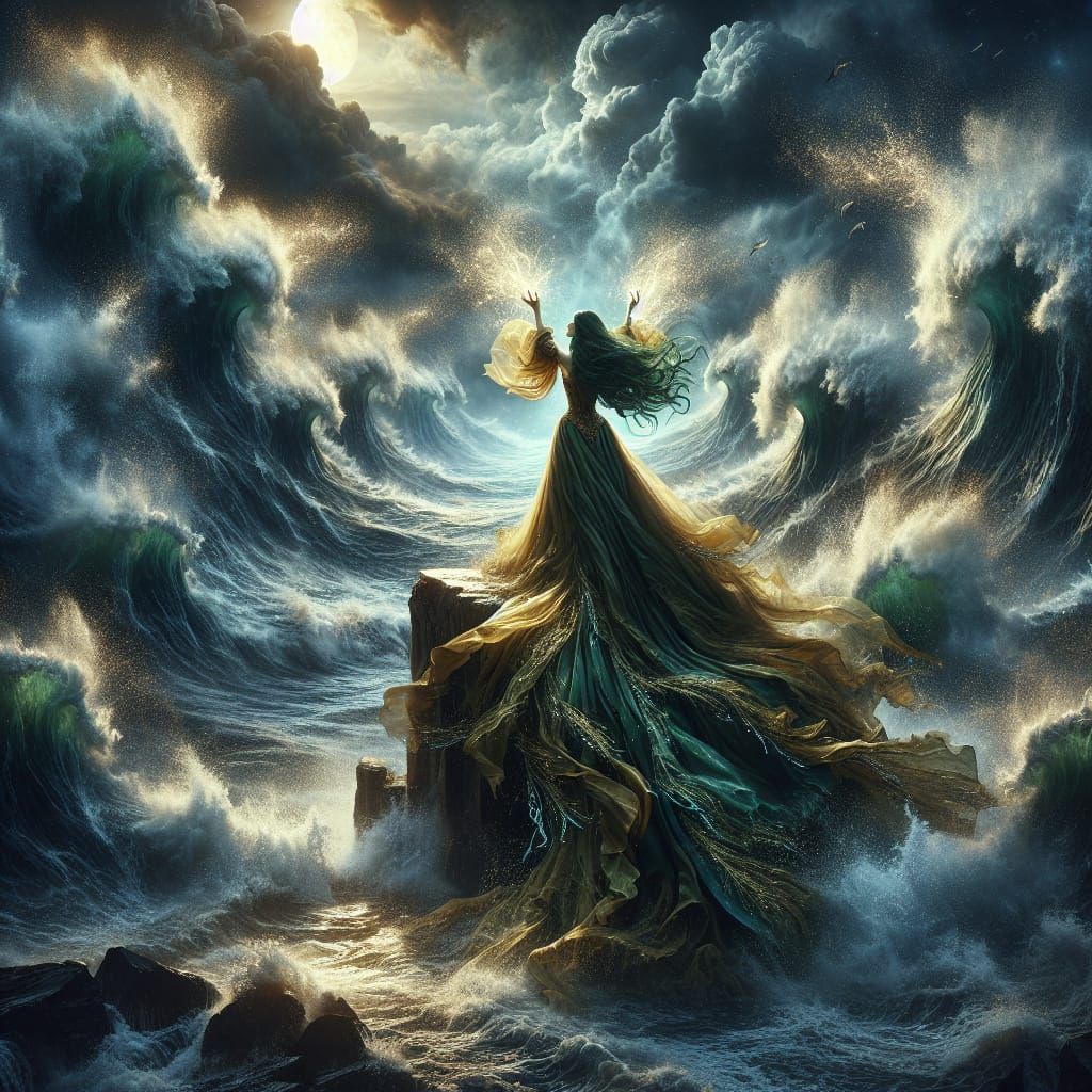 The Ocean Bends to Her Will  by @Far from helpless 