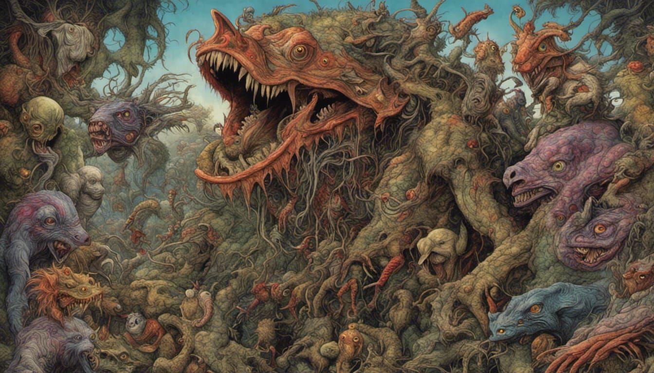 Patrick Woodroffe, Rackham 43 🐜🐞🐉🌴🐲 emoji mix