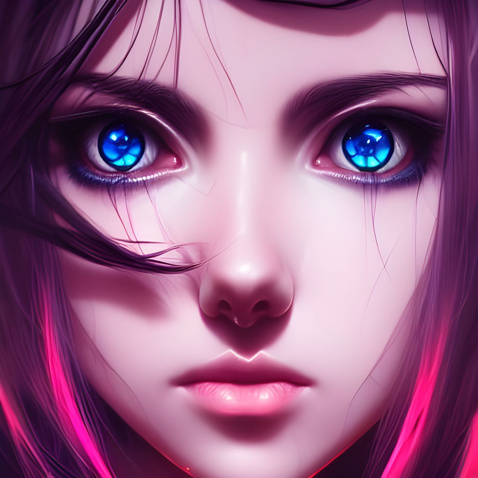 Neon Stare