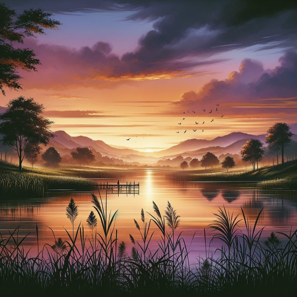 Sunset stillness  by @NightMambo