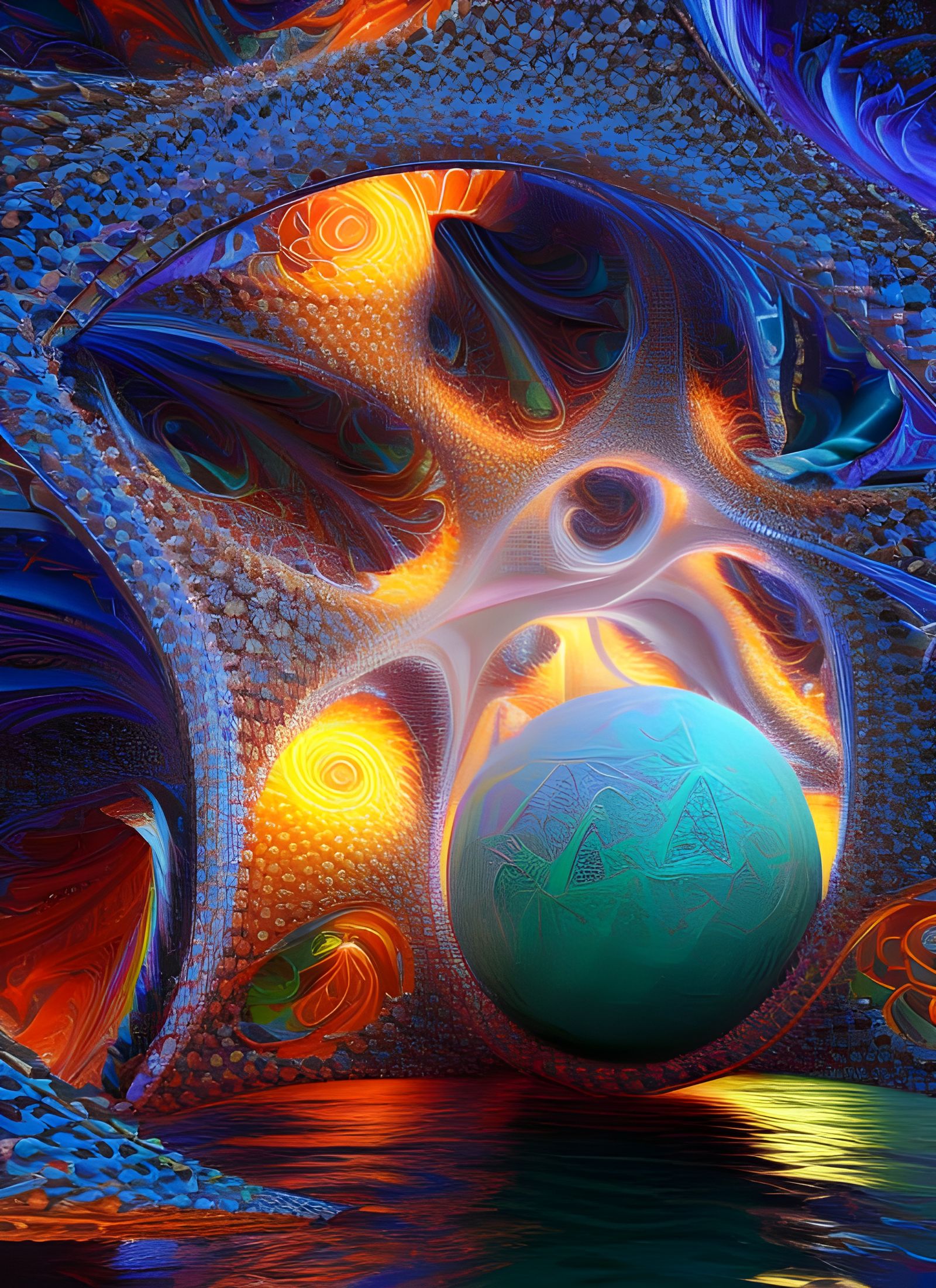 Random Scene: The CGI Sphere: Hot looking areas....
