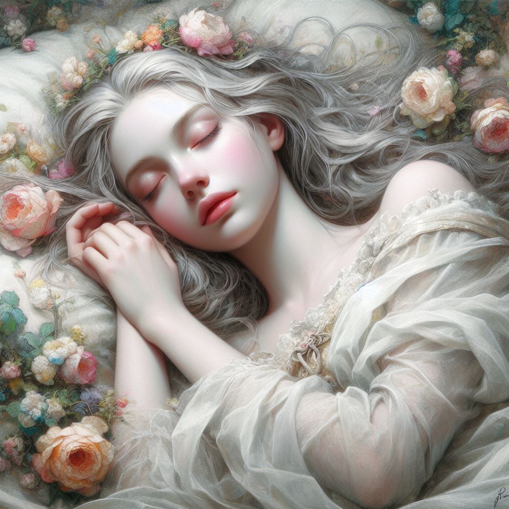 🤍 young sleeping girl 🤍  by @Catroline