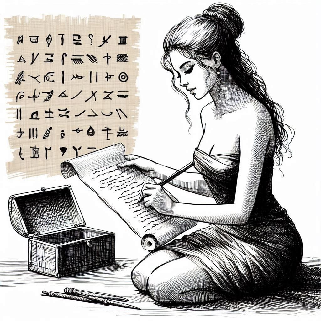 Adina, inventor of writing