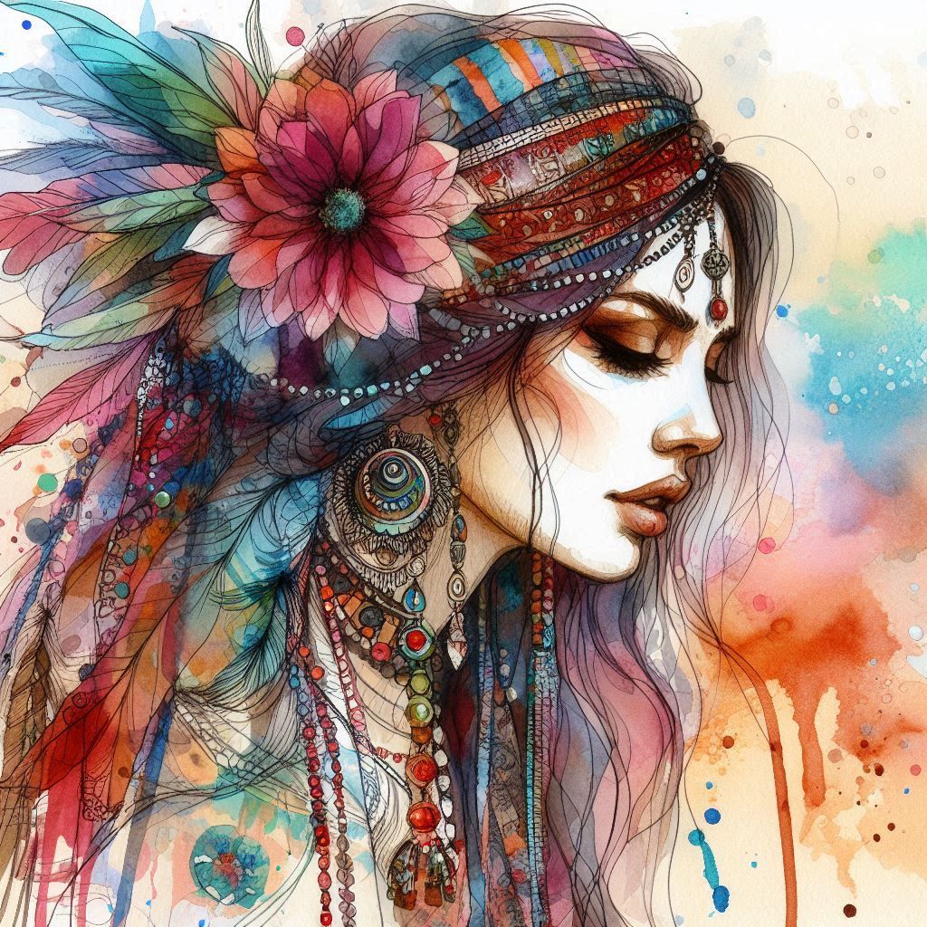 boho woman