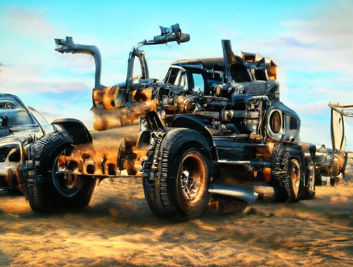 Mad max gun truck machine 8k resolution deviantart
