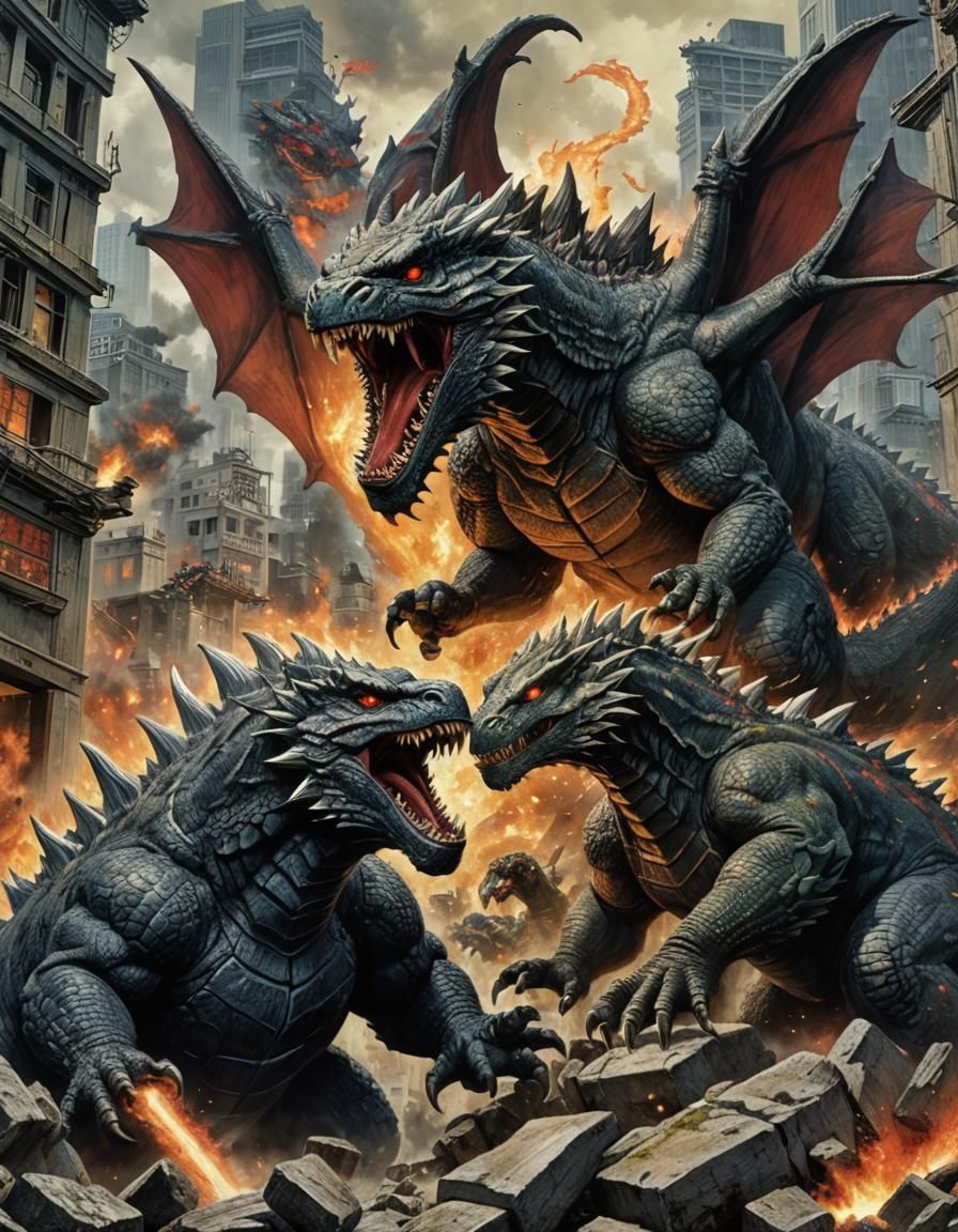 Kaiju free-for-all