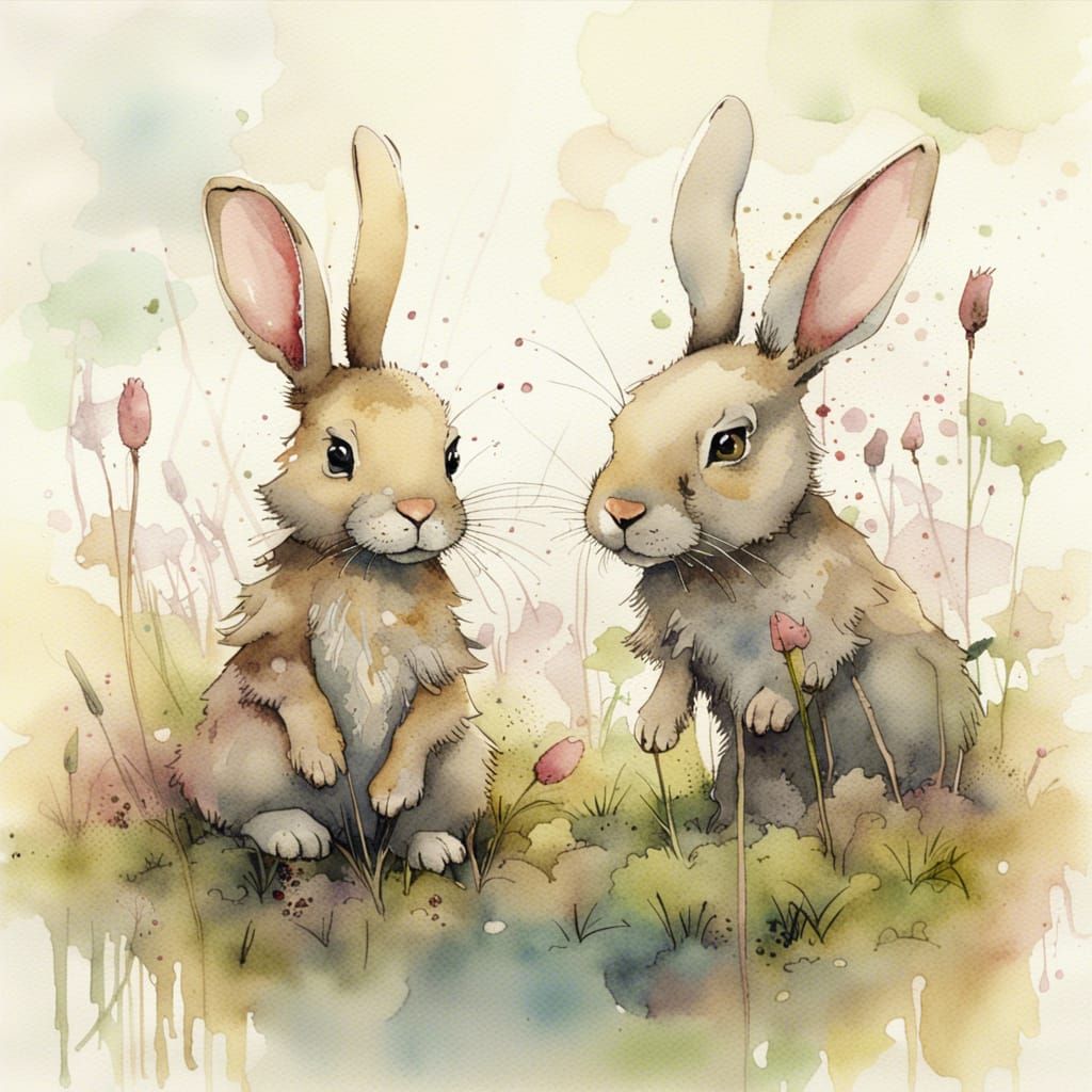 Spring Bunnies  by @Mr Mrs Meadows