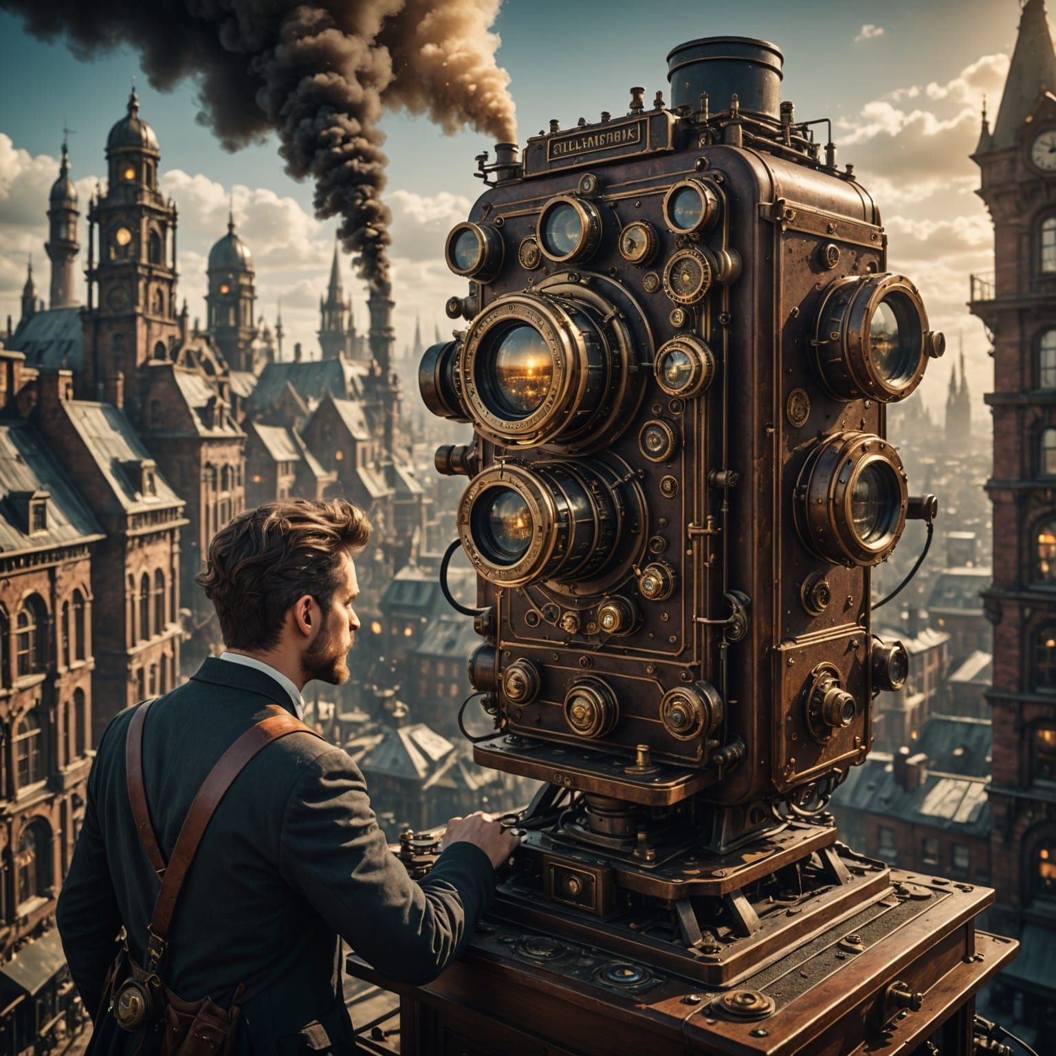 Steampunk 360 camera  by @undefined