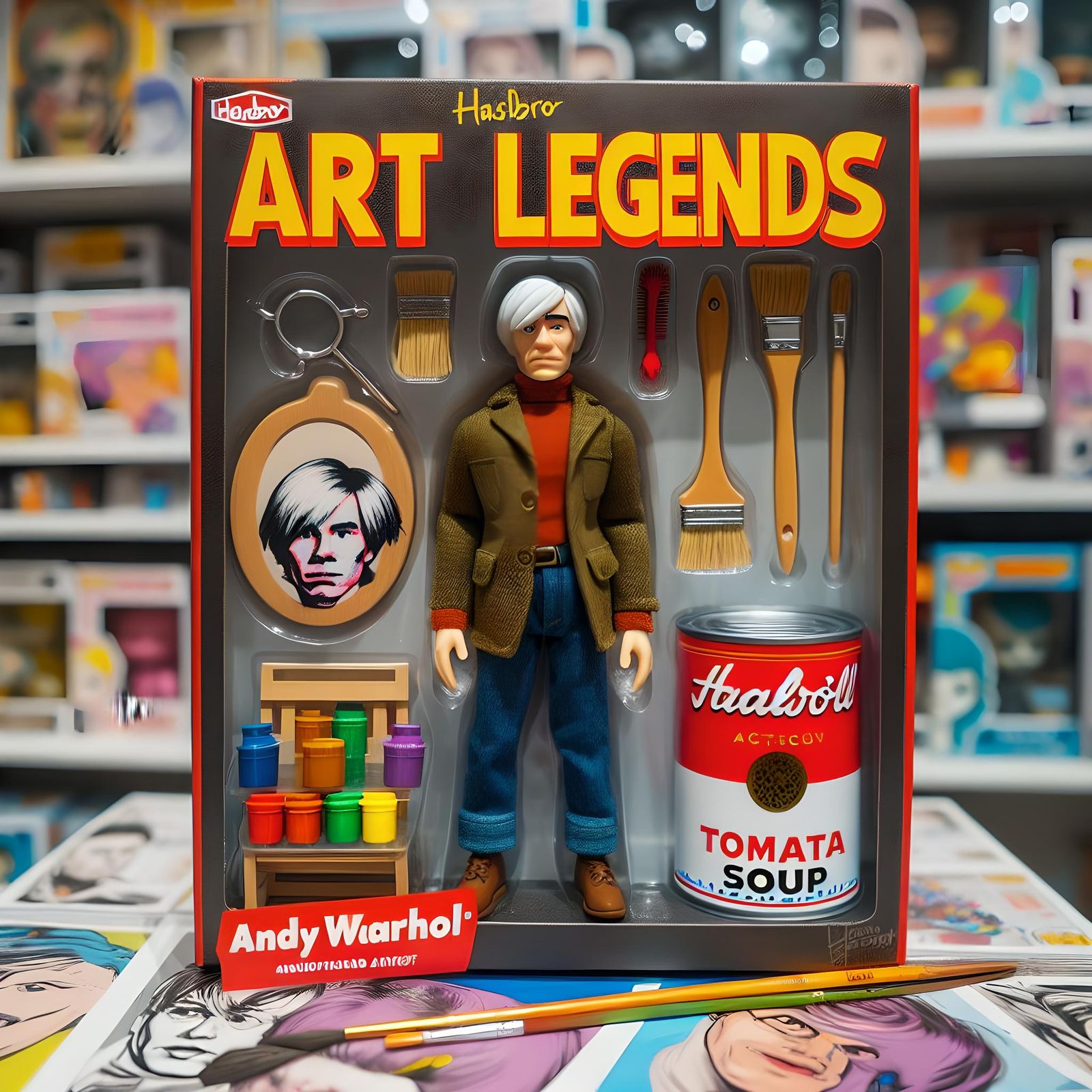 Andy Warhol Action Figure ✨❤️🥫