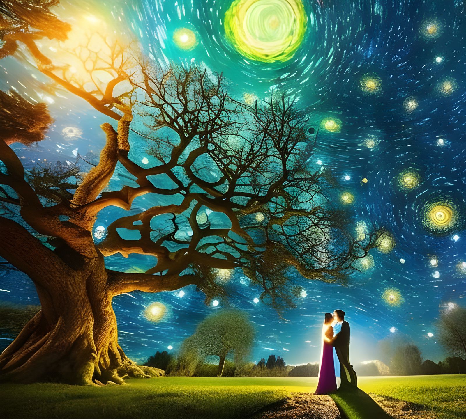 Love Under a Starry Night