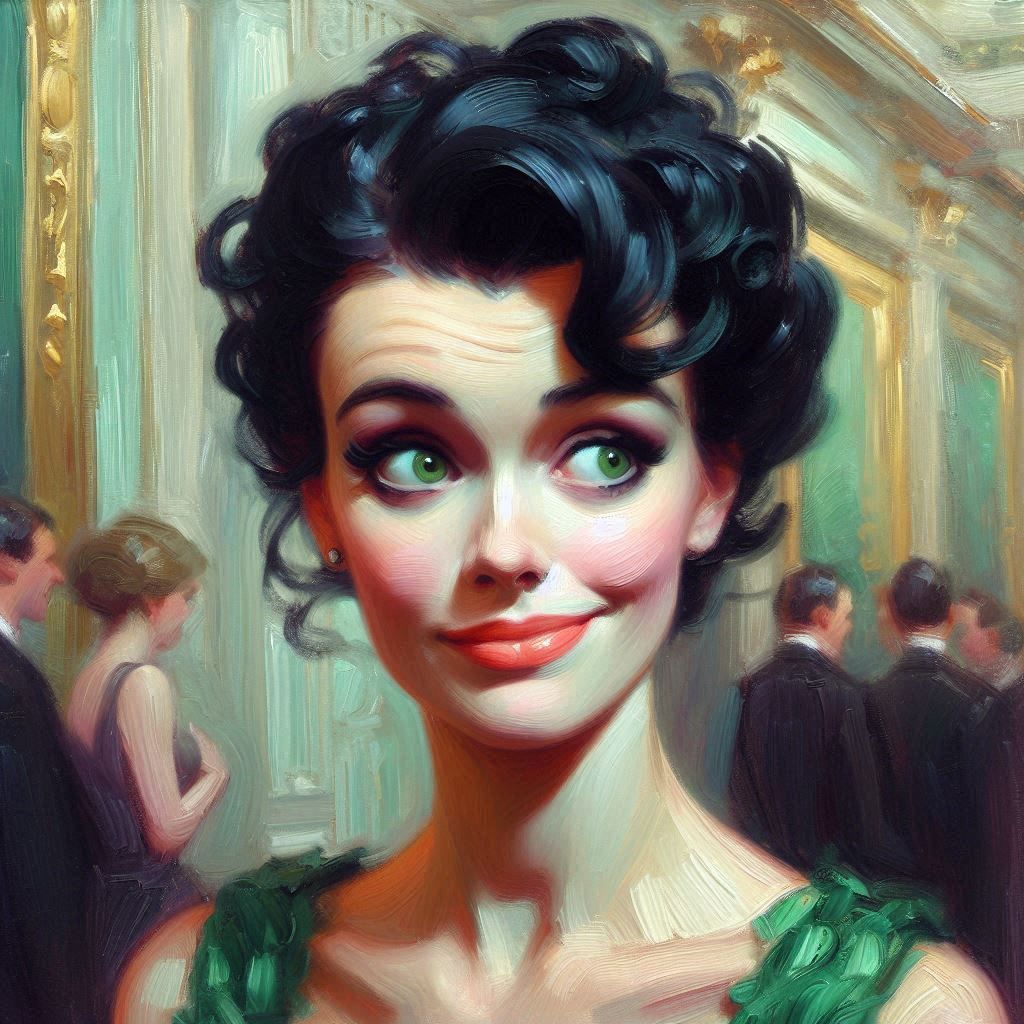 "A Night at the Opera" Oil Portrait