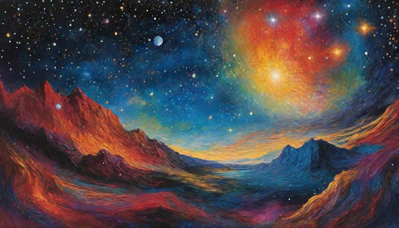 Artwork that conveys the sense of awe and wonder inspired by...