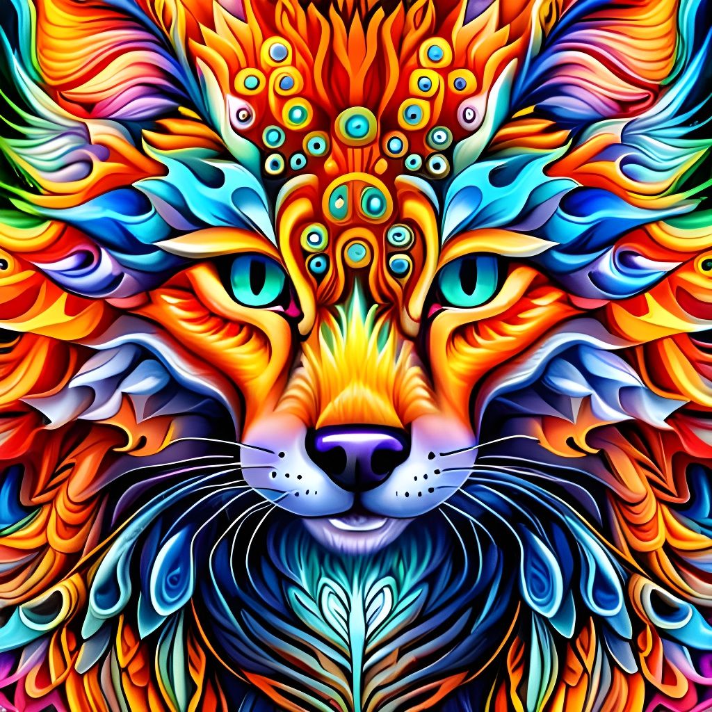 Psychedelic Fox (SDXL)