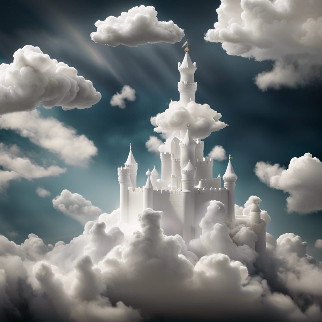 Castle in the air in the clouds  by @Szuri