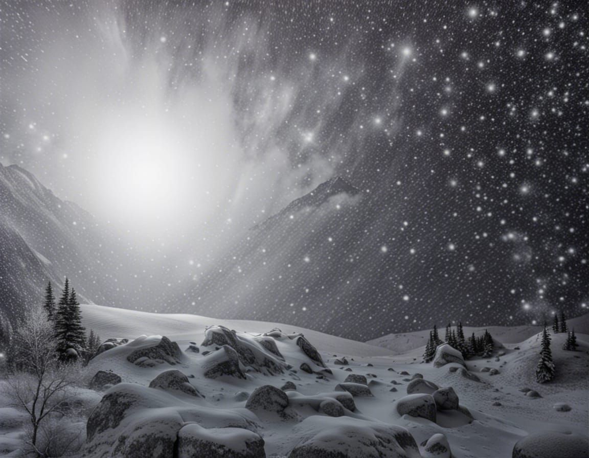 One Letter - One Word Challenge: a blizzard