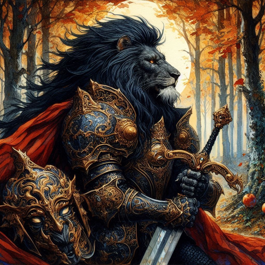 A monarch's reflection