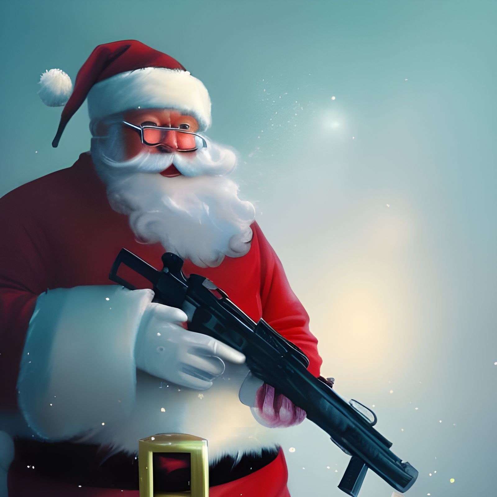 Merry Christmas motherfu*ker! - AI Generated Artwork - NightCafe Creator