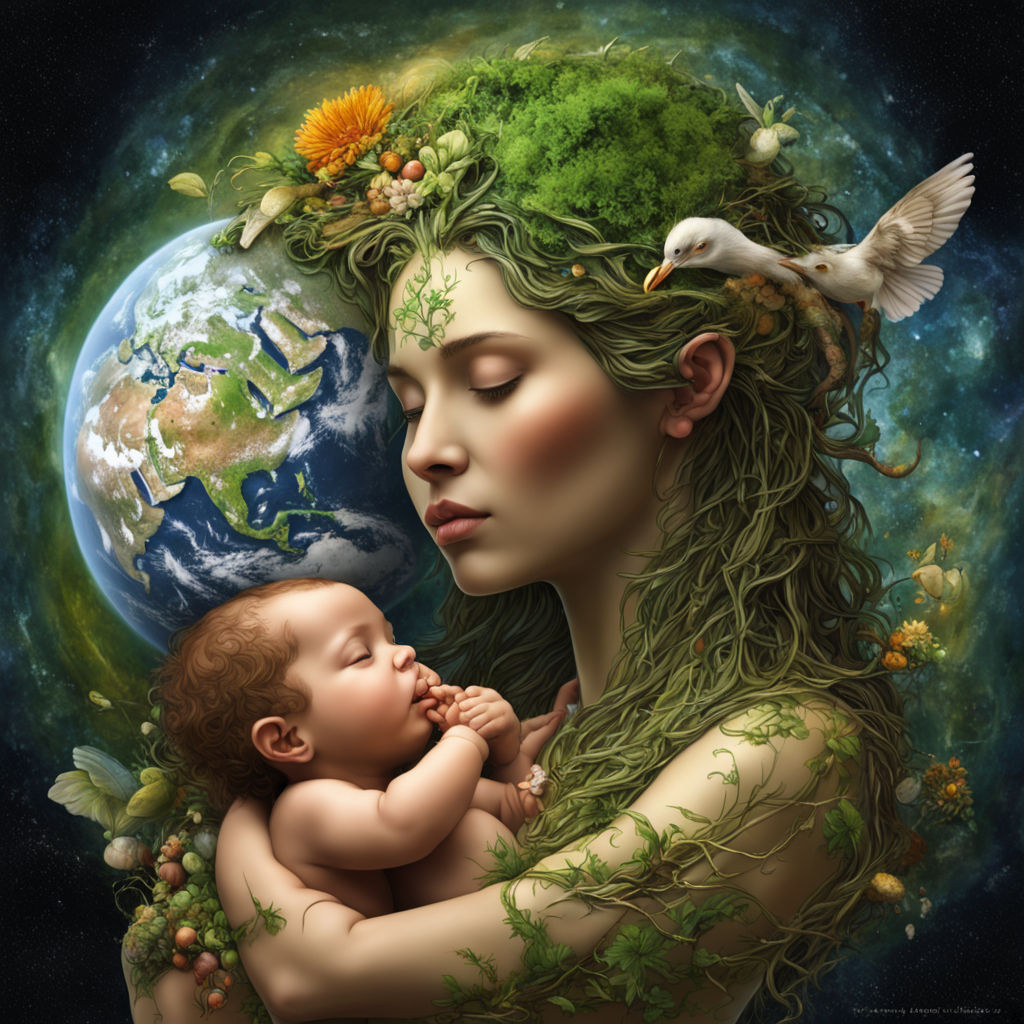 Gaia the earth mother