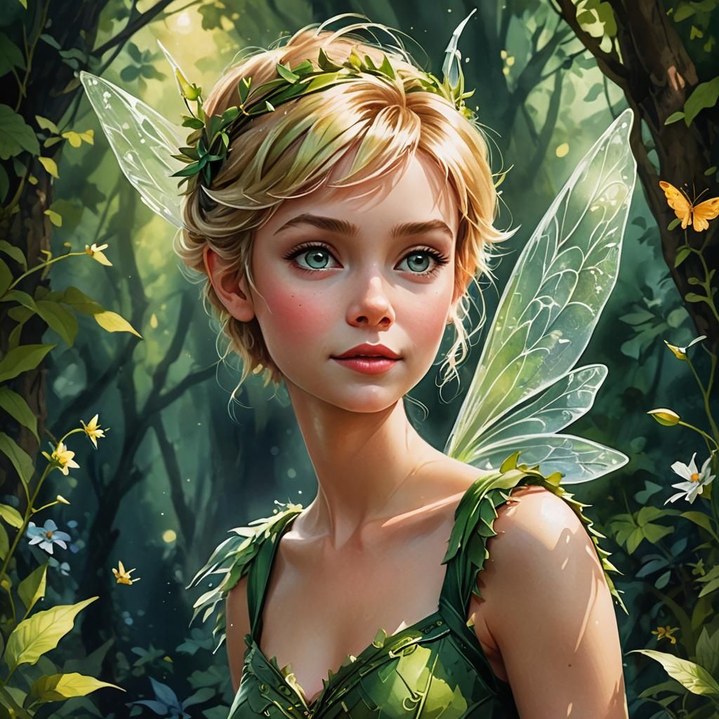 Tinkerbell - AI Generated Artwork - NightCafe Creator