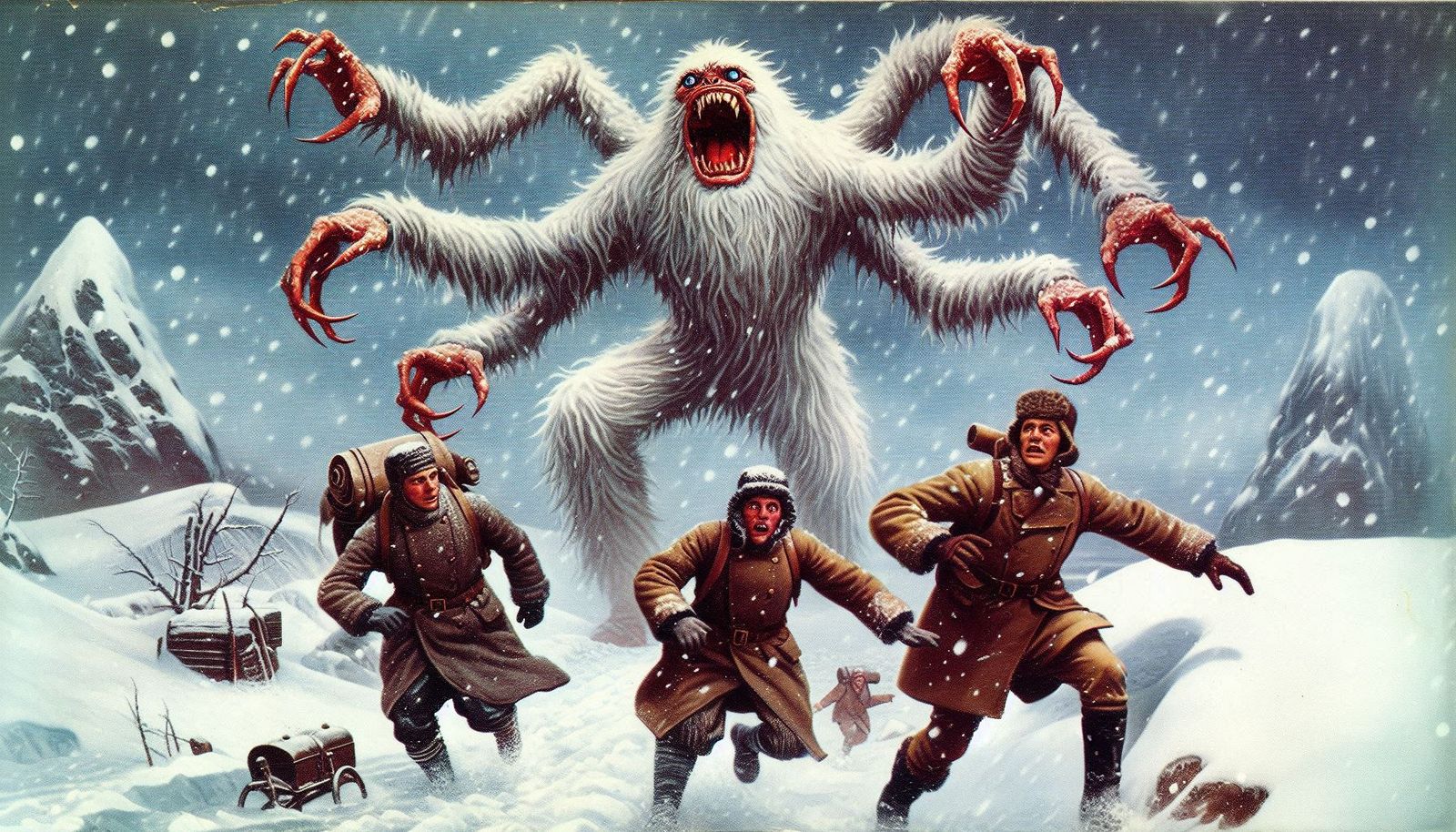 Attack of the Gnoph-Keh, 1950s B movie poster style