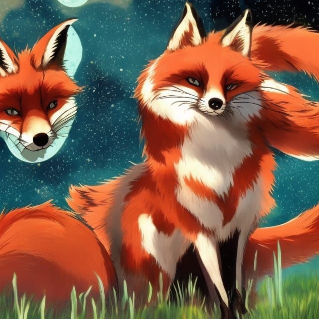 Mythical Majestic Fox