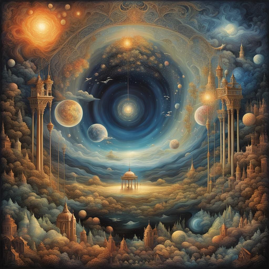 Surreal Dreamscape: Boundaries of Reality Blur