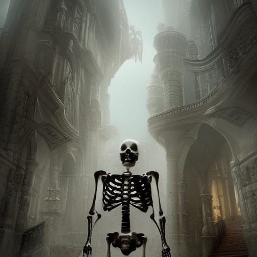 Skeleton - AI Generated Artwork - NightCafe Creator