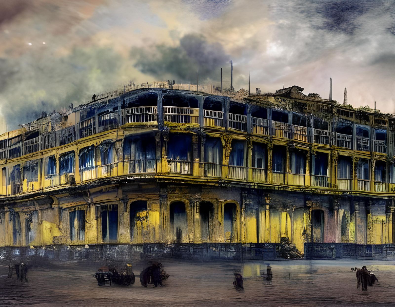 The forgotten, dirty and dilapidated casinos of Havana.. hyp...